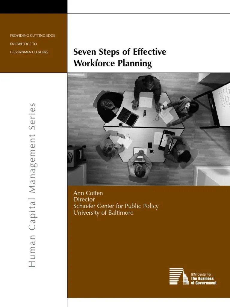 Seven Steps On Effective Workforce Planning | PDF | Strategic ...