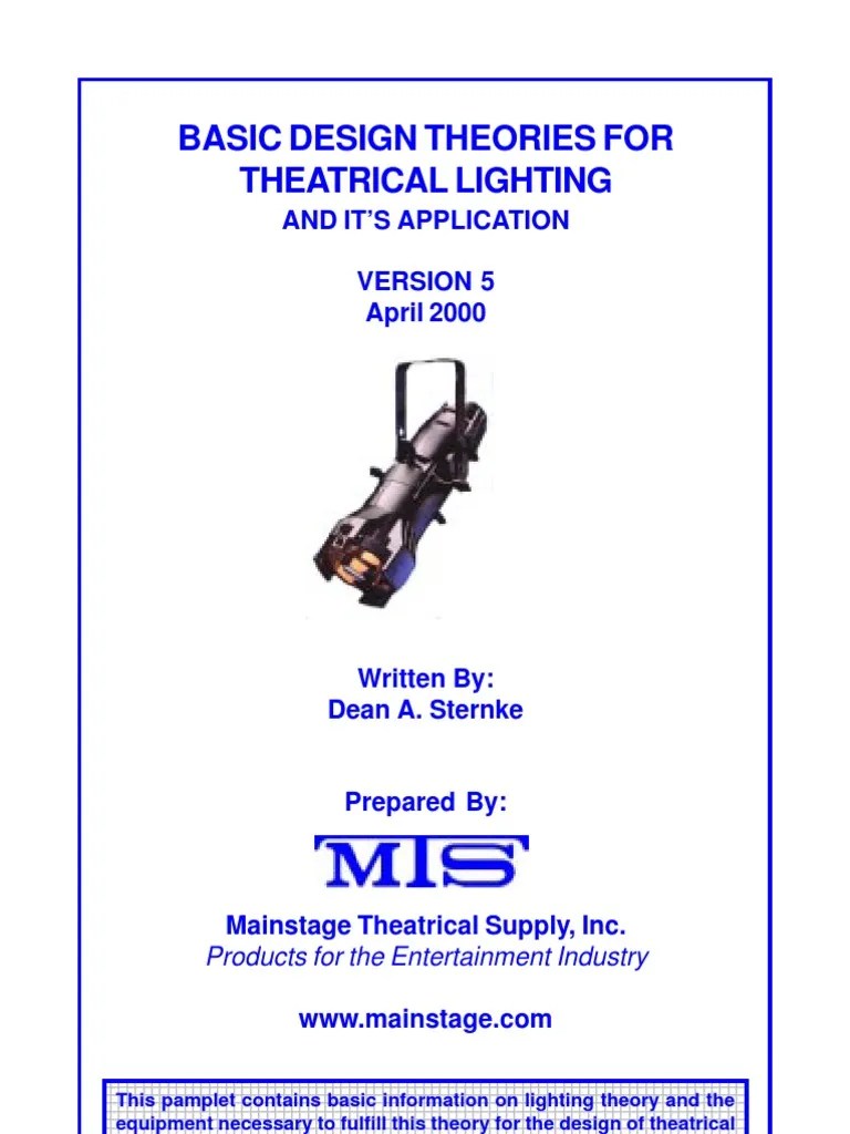 Basic Lighting Theory Lesson | PDF | Lighting | Color