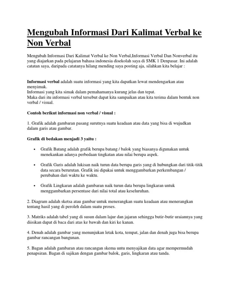 Kalimat Verbal Dan Non Verbal Dengan Pola Simple Present Tense Englishcoo Adik menyanyikan sebuah lagu.