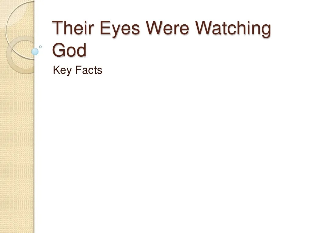 Their Eyes Were Watching God | PDF