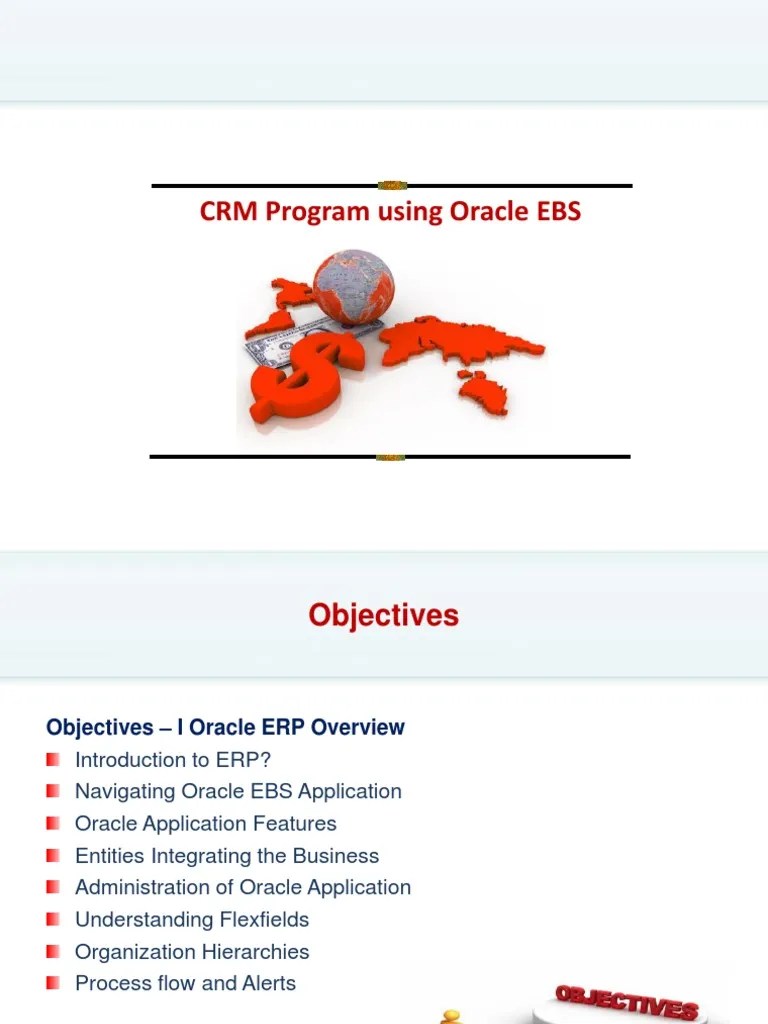 CRM Program Using Oracle EBS - Student Guide | PDF | Enterprise ...