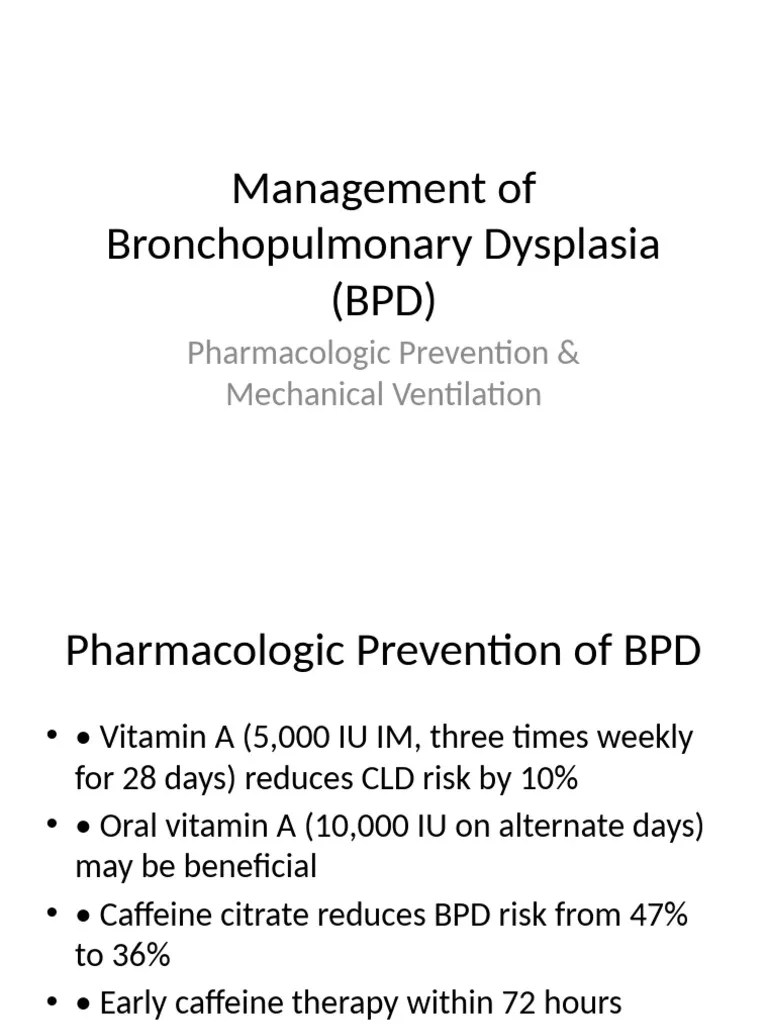 Bpd Management Pdf