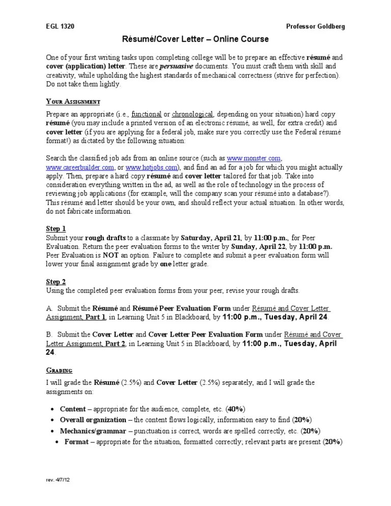 Online Resume Cover Letter | PDF | Résumé | Cognition