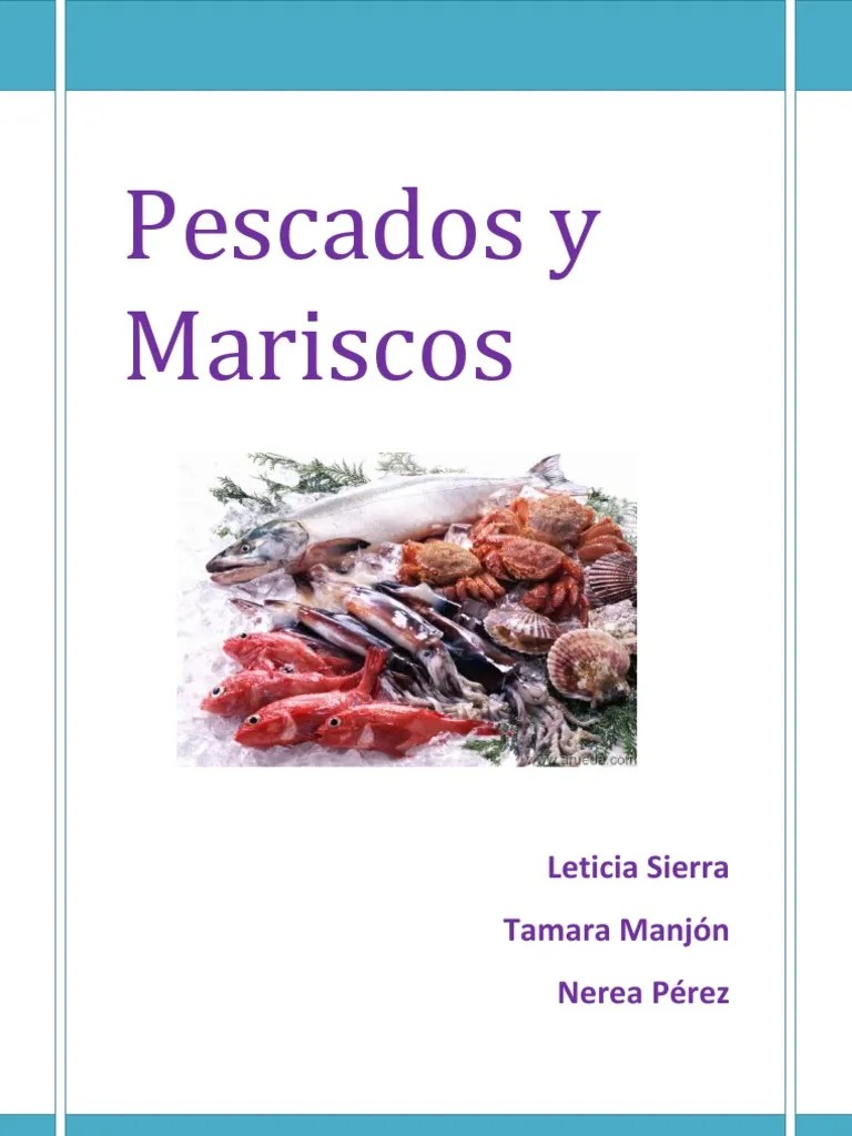 Pescados Y Mariscos | PDF | Pescado Como Alimento | Fritura