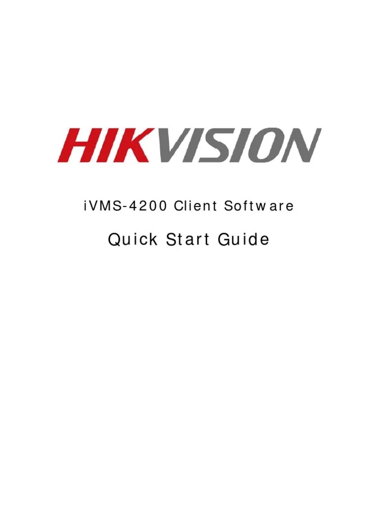 IVMS-4200 Quick Start Guide | PDF | Graphical User Interfaces | Icon ...
