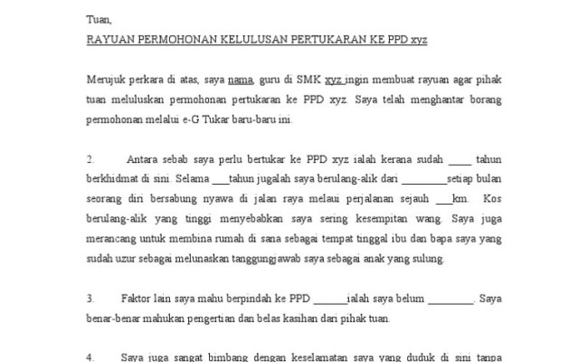 Surat persetujuan penjualan kenderaan motor. Contoh Surat Rayuan Menolak Pertukaran Tempat Kerja Otosection