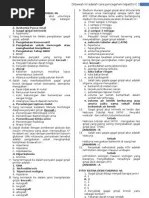 Pengertian dari keselamatan pasien adalah pasien bebas dari harm/cedera yang tidak seharusnya terjadi atau bebas dari harm/cedera yang potensial akan terjadi, terkait dengan pelayanan kesehatan 2. Soal Pasien Safety