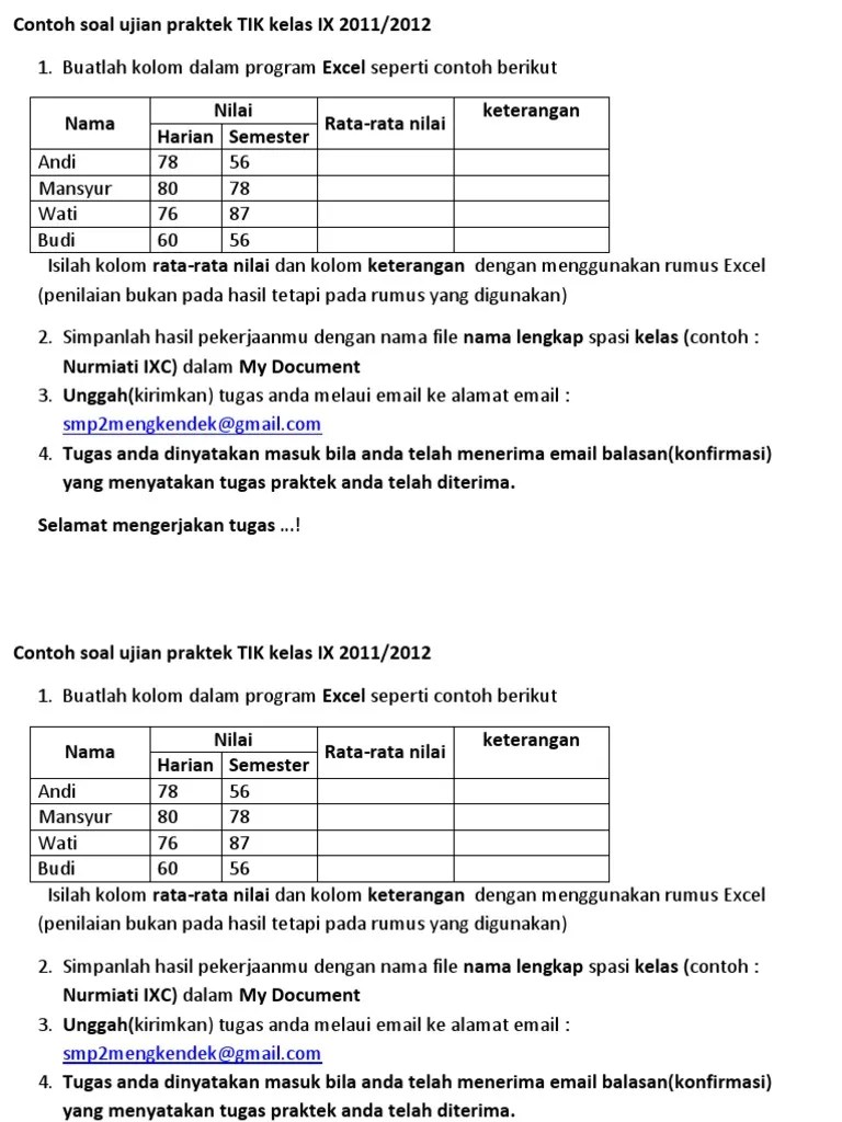  On File Terbaru Materi Praktek BAB I.
