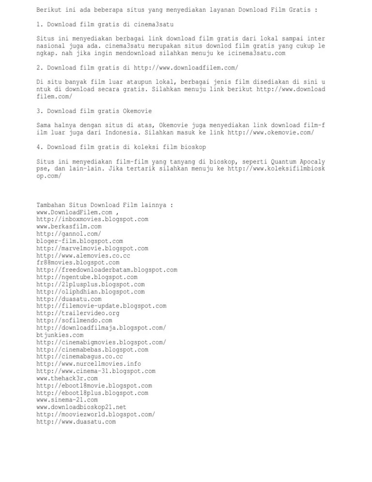 Situs Download Film