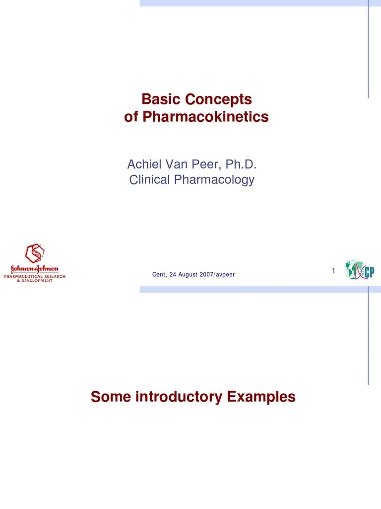 E-Book - Basic Concepts Of Pharmacokinetics | PDF | Pharmacokinetics | Bioavailability