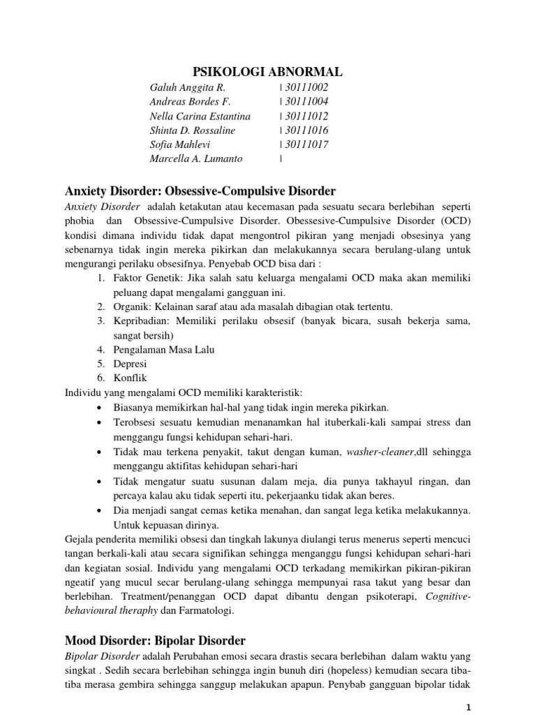 Psikologi Abnormal | PDF