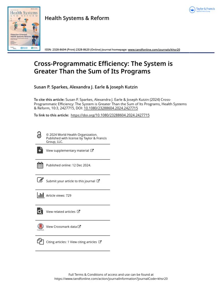 13 Cross Programmatic Efficiency The System Is Greater Than The Sum