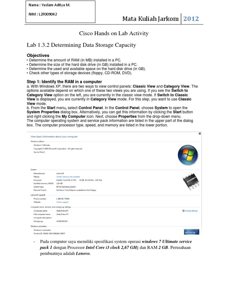 Cisco Hands On Lab Activity - Putra | PDF | File Transfer Protocol ...