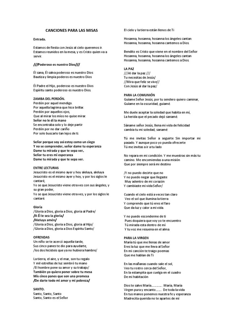 Canciones de misa 2011mjm