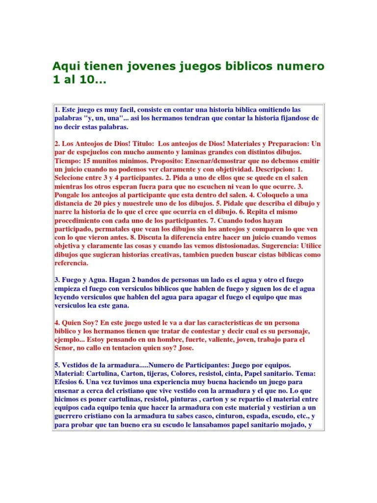 Comentario biblico adventista / what's new in v1.6.7. Aqui Tienen Jovenes Juegos Biblicos Numero 1 Al 10 David Viejo Testamento