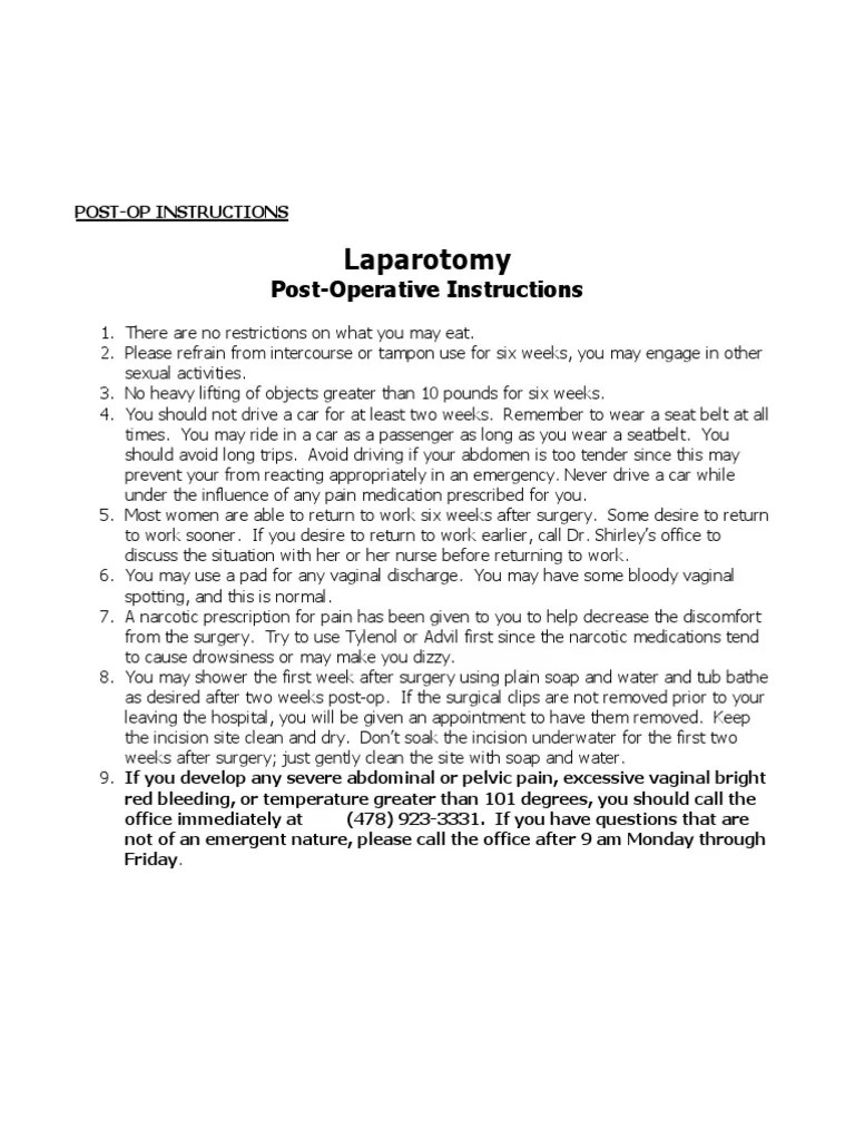 Post Op Extraction Instructions Printable
