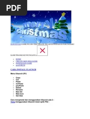 Cara Pasang Ulaunch Dvd Cara Install Ulaunch Di Ps2 Tanpa Optik Mailfasr