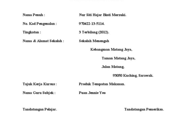 Contoh Penghargaan Kerja Kursus Sejarah Tingkatan 3 : Contoh Pendahuluan Kerja Kursus Kerja Kursus Sejarah Pt3 Otosection