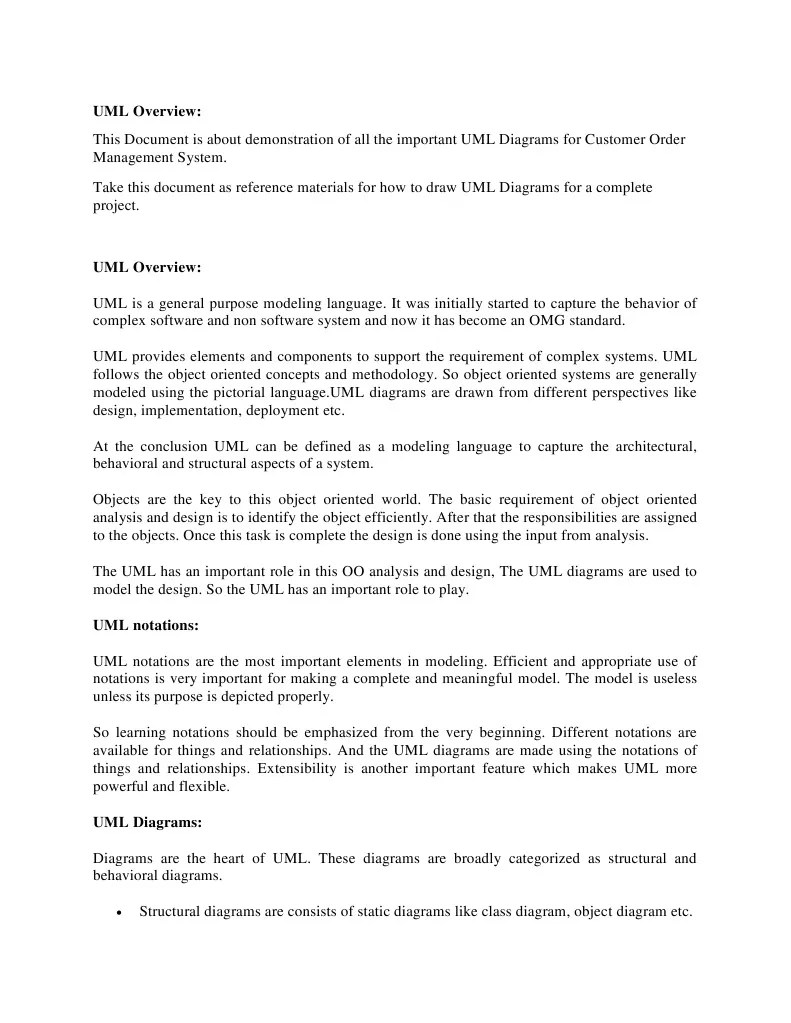 Example Of Complete UML Diagrams | PDF | Unified Modeling Language | Class (Computer Programming)