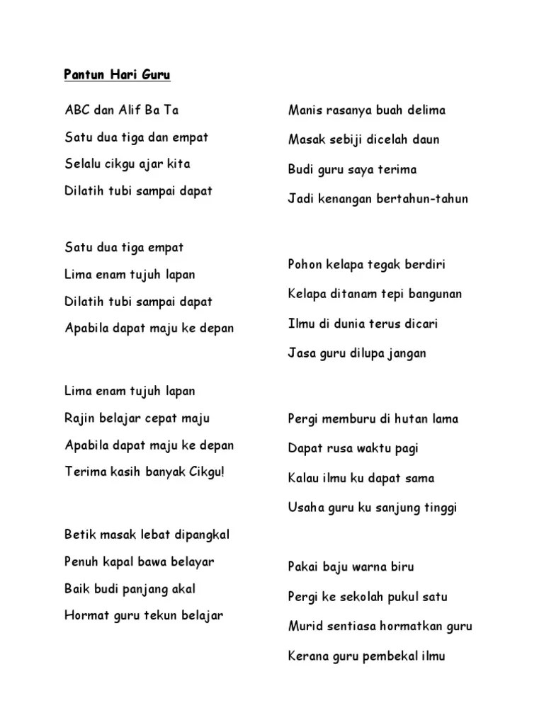 Untuk penanganan di sekolah, sejak ada laporan orang tua, kami mensterilisasi seluruh ruang belajar dan area sekolah dengan disinfektan, tukasnya. Pantun Hari Guru Georgiartl
