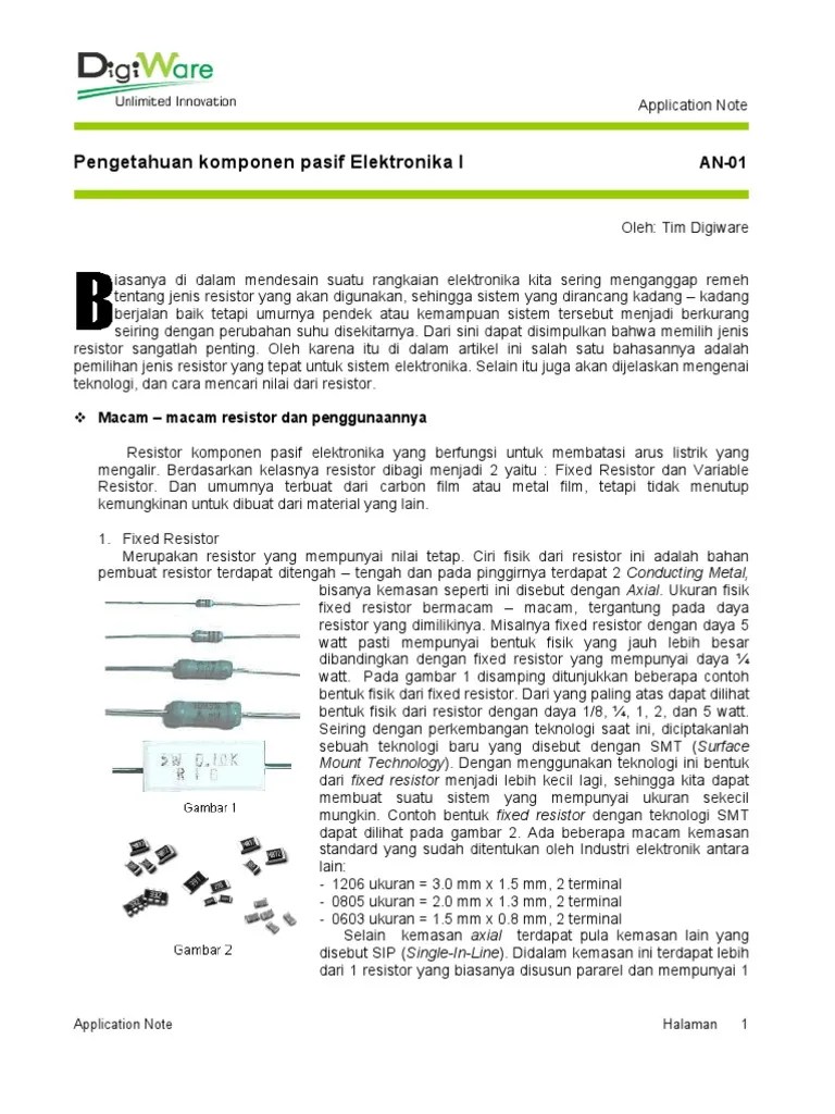 Komponen Pasif