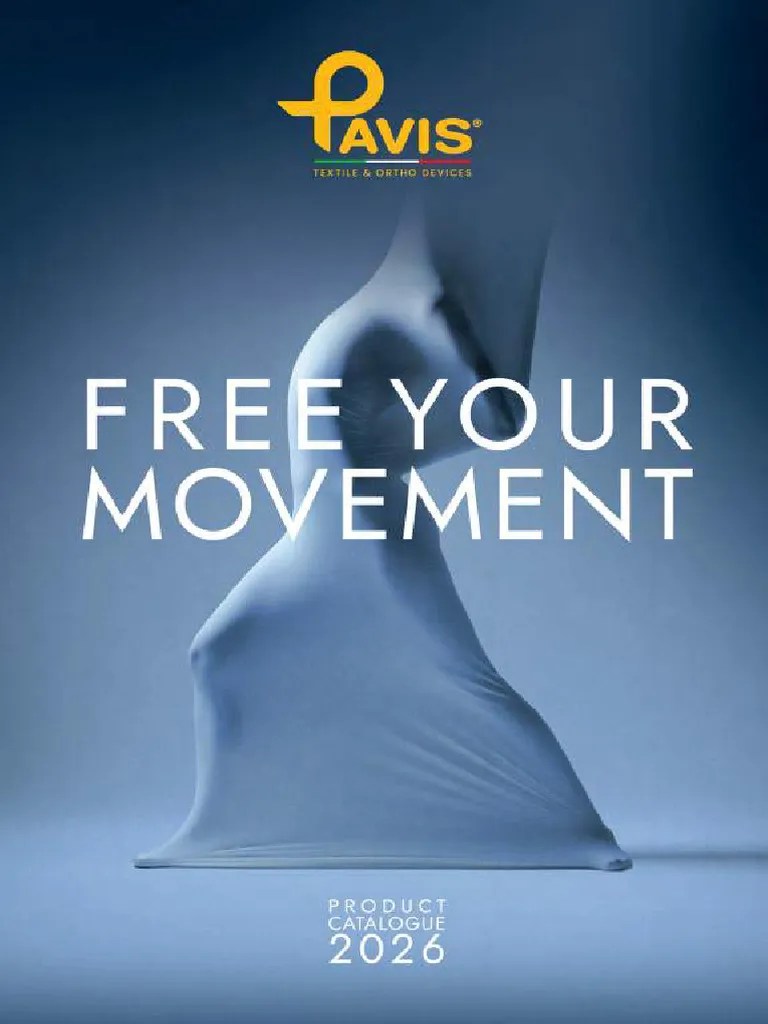 PAVIS 2026 Textile Orthopedic Catalogue PDF Shoulder Hand 1