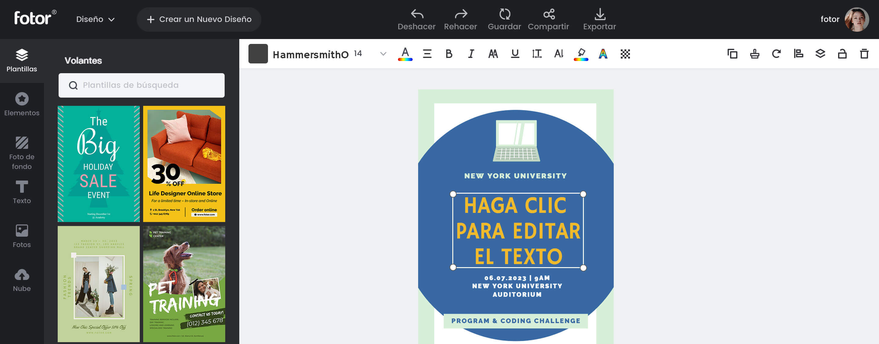 Creador De Flyers Disene Flyers Personalizados Online De Forma Gratuita Software De Diseno Grafico Fotor