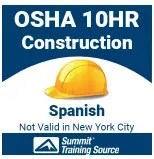 OSHA 10 HR - Construction (Interactive-Online) SPANISH