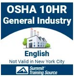 OSHA 10 HR - General Industry (Interactive-Online)