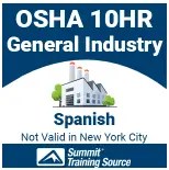 OSHA 10 HR - General Industry (Interactive-Online) SPANISH