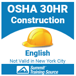 OSHA 30 HR - Construction (Online-Interactive)