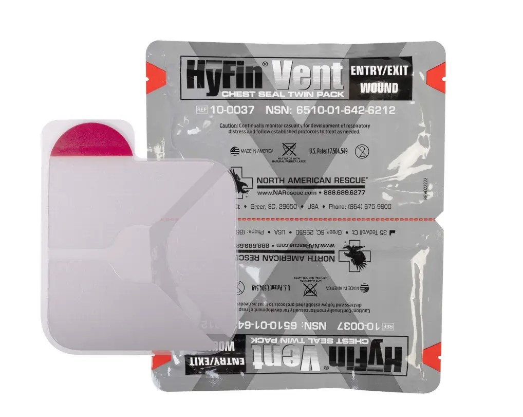 The HyFin® Vent Chest Seal Twin Pack