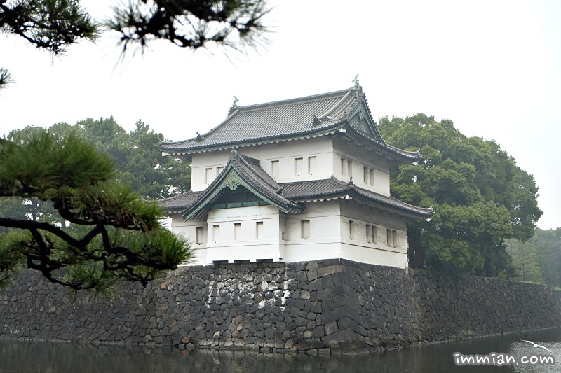 煙雨朦朧的皇居東御苑、皇居外苑，日本東京春旅（皇居預約教學）