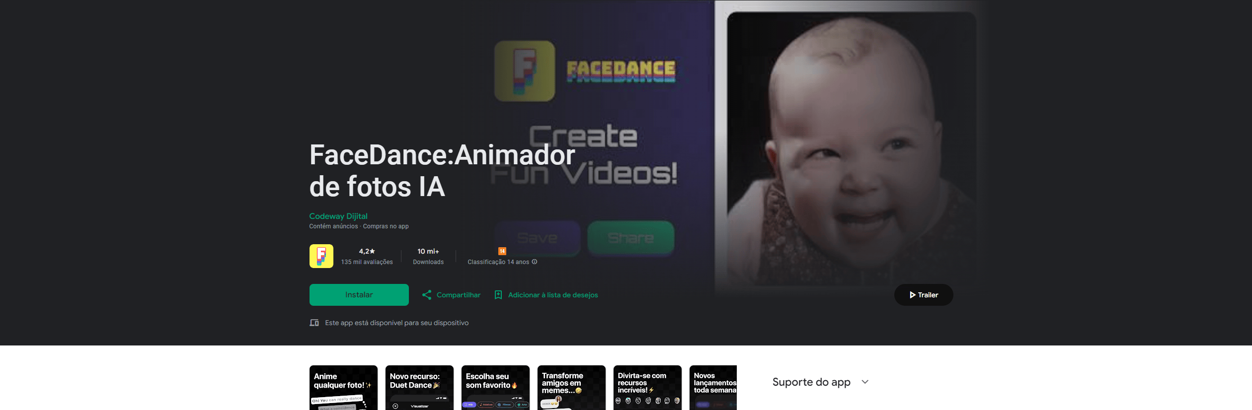 FaceDance: Aplicativo que faz foto dançar