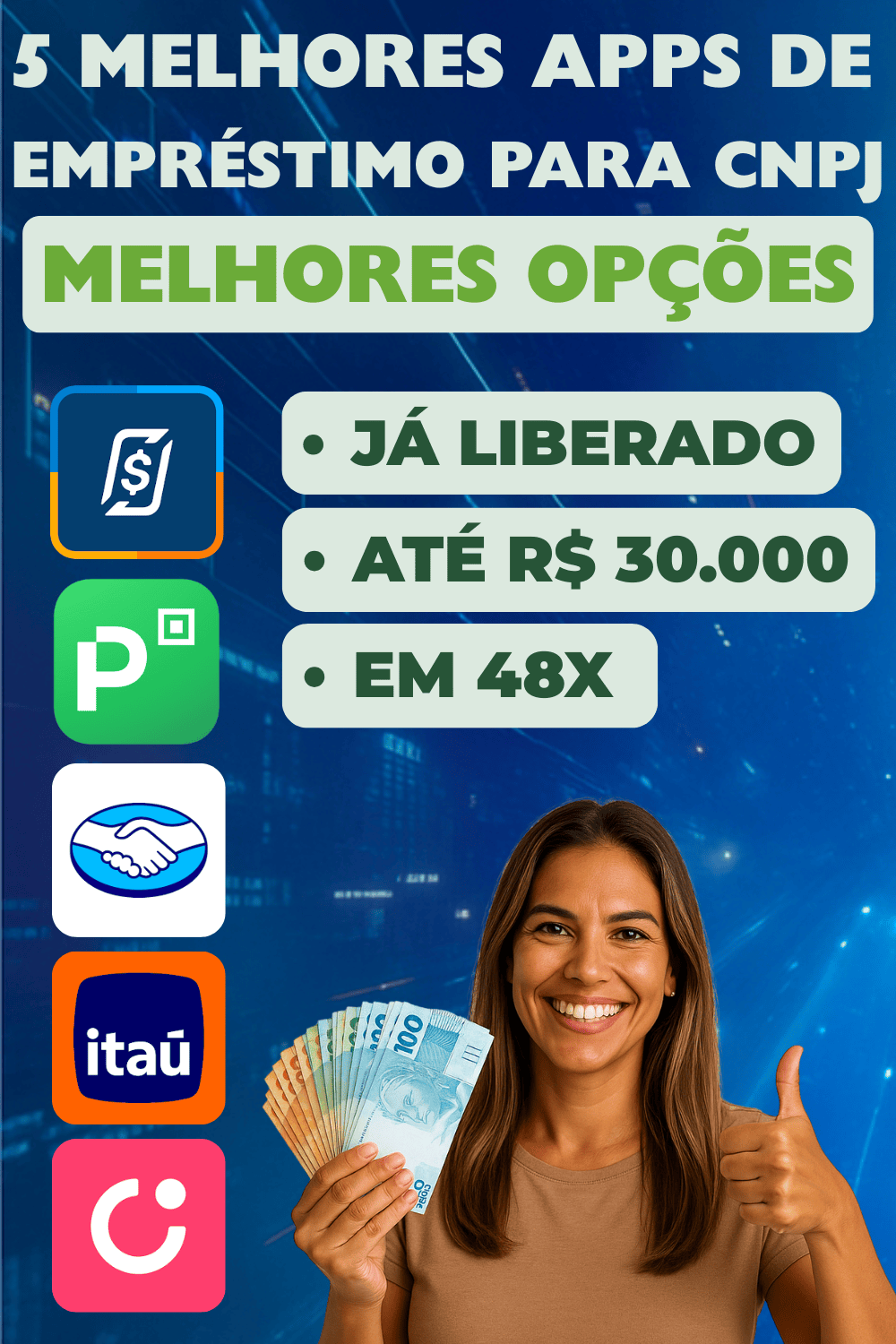 5 apps que oferecem empréstimo CNPJ: as melhores opções!