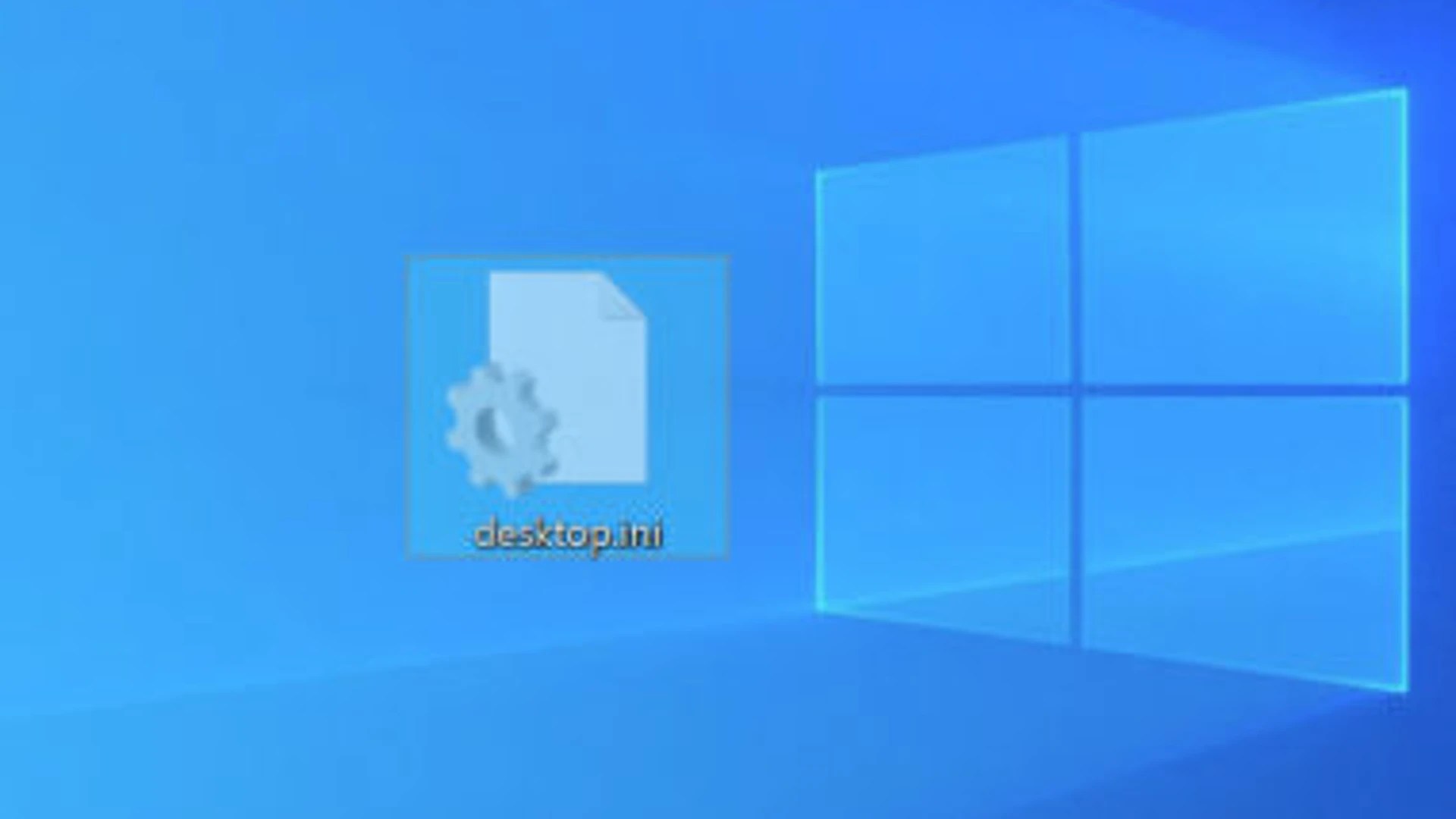 Desktop.ini file opens automatically on startup in Windows 11/10 IMP