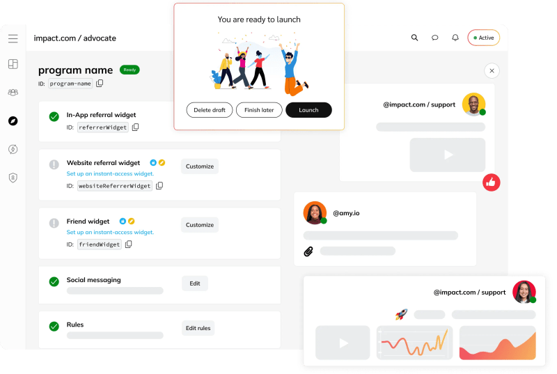 Customer Referral Program Software Impact Com Advocate - Modern Space Picture - Ultra HD