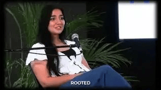 Karlien Bisschoff sharing her ROOTED discipleship testimony.