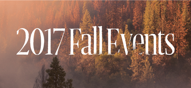 2017 Fall Events List Includes Variety of Fun Activities