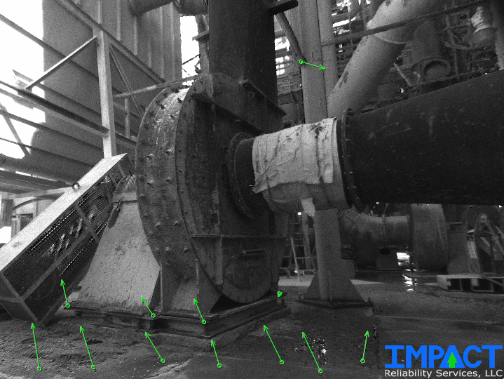 Motion Amplification of a milling fan