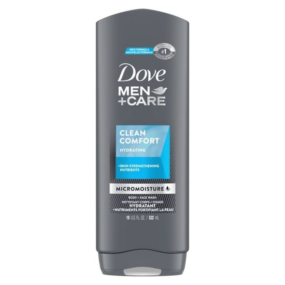 Dove - Men+Care Clean Comfort Body & Face Wash 18 oz