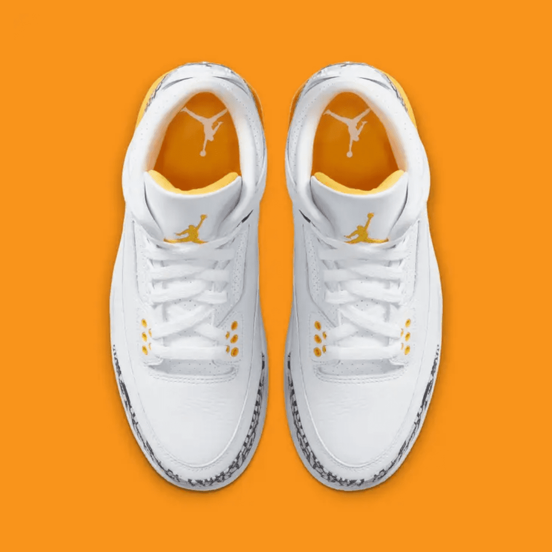 retro 3s laser orange