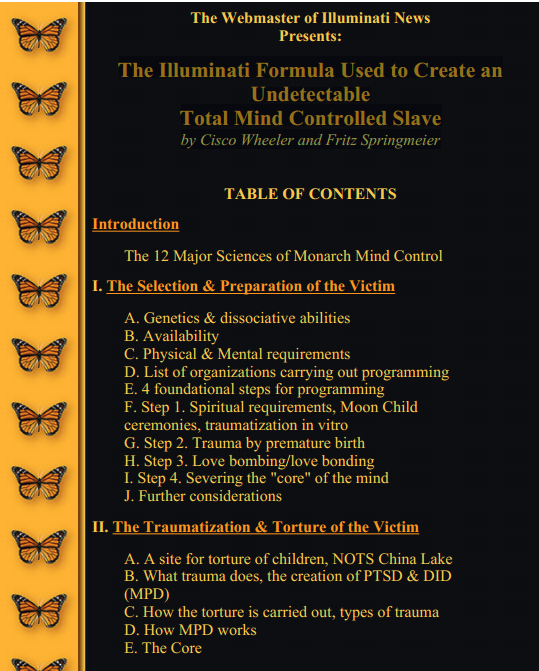 Monarch-mind-control