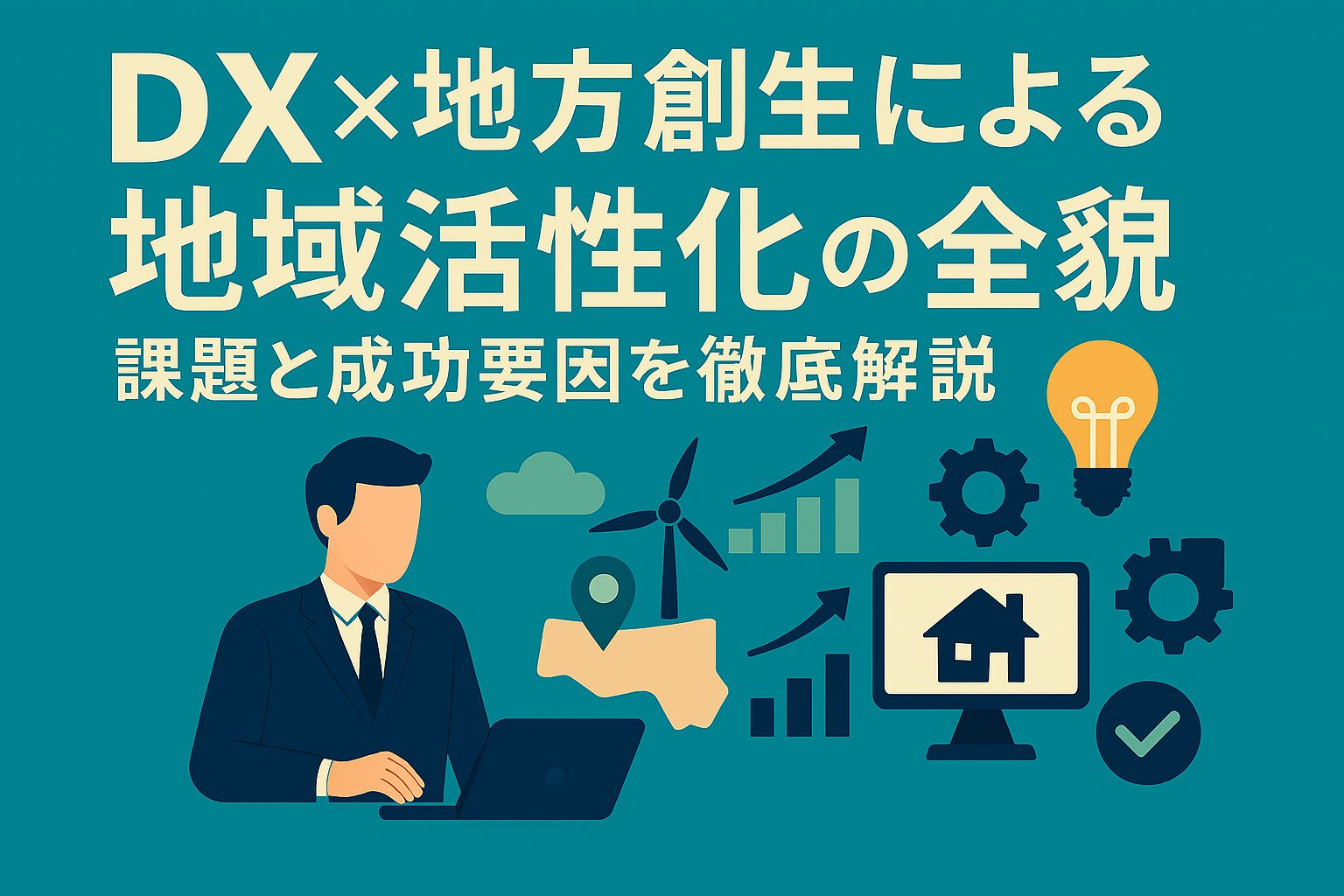 DX×地方創生による地域活性化の全貌――課題と成功要因を徹底解説