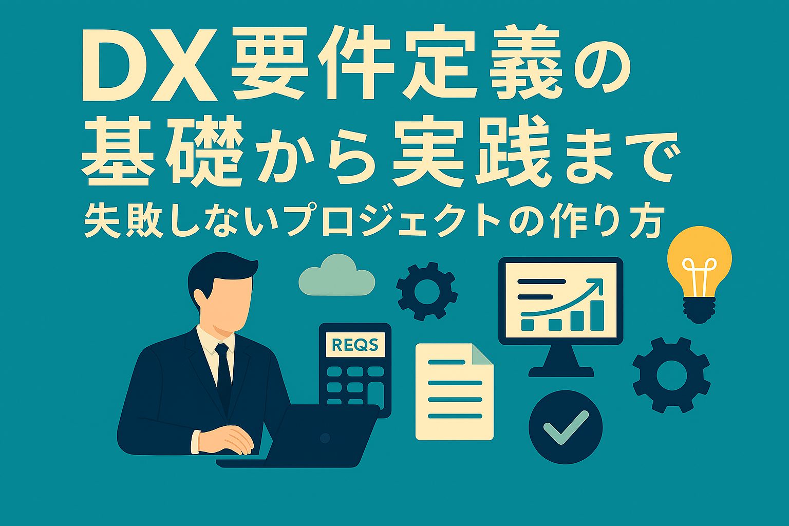DX要件定義の基礎から実践まで：失敗しないプロジェクトの作り方