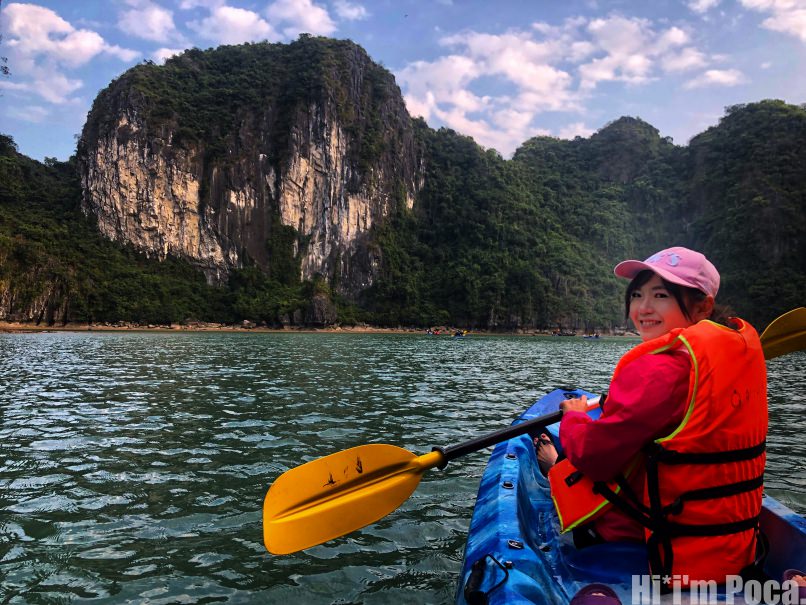 越南下龍灣郵輪古典鳳凰號兩天一夜Tour，遊輪環境介紹、Day1.獨木舟徜徉海上桂林(上)