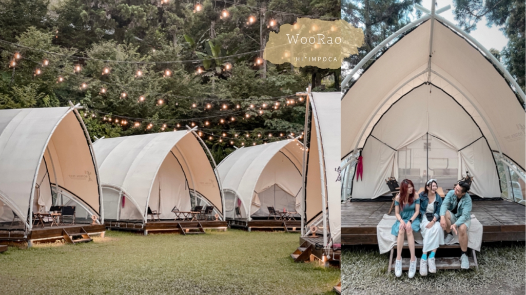 蟬說霧繞，新竹森林系豪華露營Glamping一泊二食住宿推薦