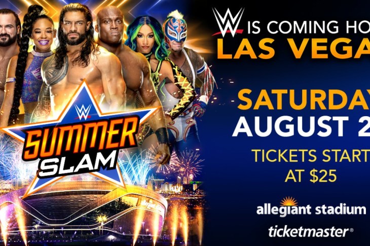 IMPRINTent, IMPRINT Entertainment, YOUR CULTURE HUB, WWE, World Wrestling Entertainment, Las Vegas, SummerSlam, Allegiant Stadium, Entertainment News, Ticketmaster