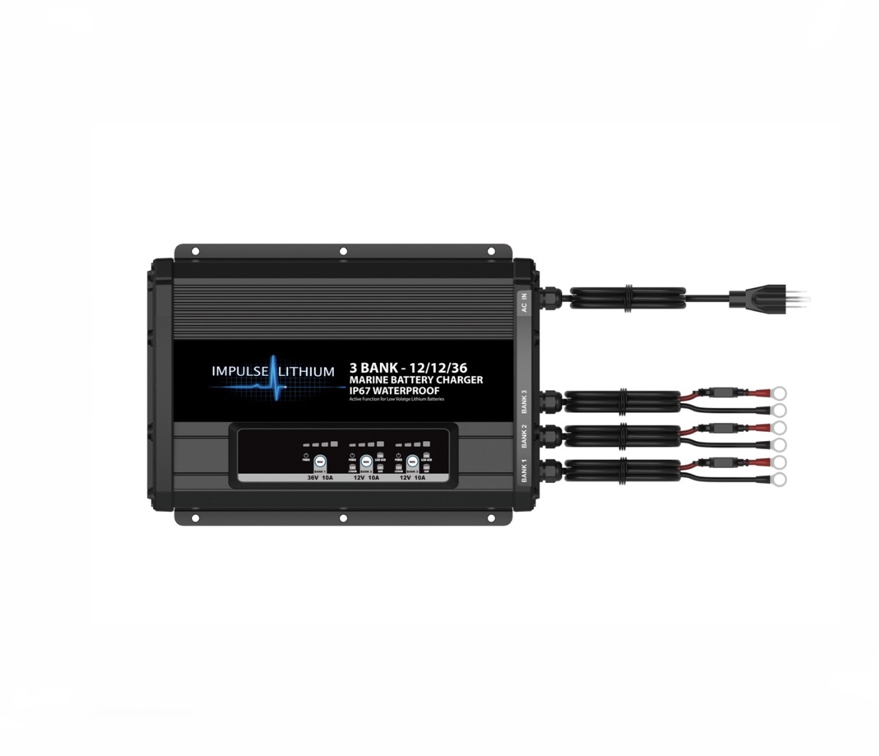 Impulse Lithium 3 Bank - 12/12/36 AC Charger - Impulse Lithium