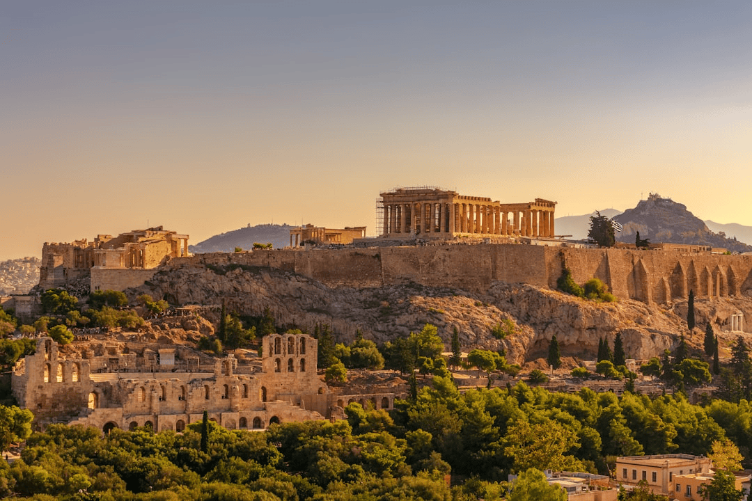 Athens Acropolis and Parthenon in Greece